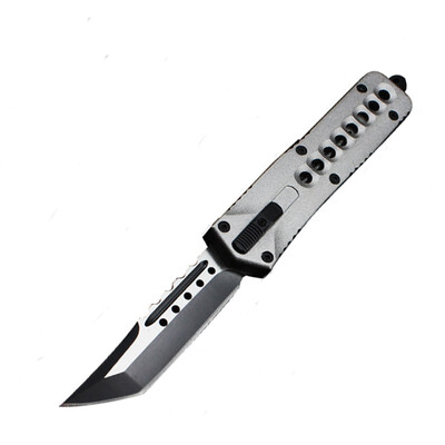 

Newest C07 Automatic Knife Tactical Aluminum Alloy 440c double action camping Knives self-defense rescue mens Hand tools 1pcs