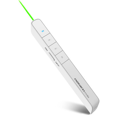 

Connaught (KNORVAY) N75C зеленый лазерный указатель пера флип флип ручка дистанционного управления палочка РРТ литиевых белый