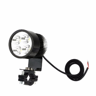 

12V-80V 20W Black LED Headlight Lamp Universal for Motorcycle E-bike