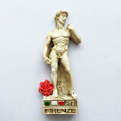 

1Pcs Novelty New Arrive Italy David Fridge Magnets Refrigerator Magnetic Stickers Florence City Hall Plaza Travel Souvenirs