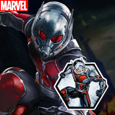 

Marvel ant man metal refrigerator stickers universal soft magnetic stickers