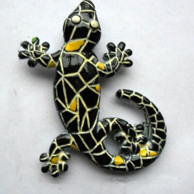

1Pcs Hot sale Barcelona house lizard mosaic Fridge Magnets Home Decorations