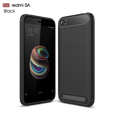

For Xiaomi Redmi 5A Carbon Fiber Phone Cases Soft TPU Anti-Knock Cover For Xiaomi Redmi 5A case
