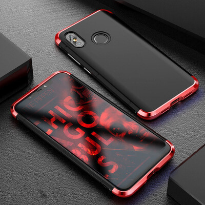 

BOBYT Luxury Metal Frame For Xiaomi Mi 8 Case 3in1 Shockproof Aluminum Bumper PC Slim Back Cover For Xiaomi Mi 8 Phone Case