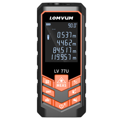 

Long Yun LOMVUM 77U laser range finder 80 meters dual power supply large screen infrared electronic ruler