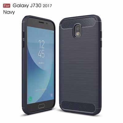

For Samsung Galaxy J7 2017 J730 EU Carbon Fiber Phone Cases Soft TPU Anti-Knock Cover For Samsung Galaxy J7 2017 J730 EU Case