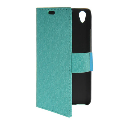 

MOONCASE Slim Leather Side Flip Wallet Card Slot Pouch with Kickstand Shell Back чехол для Huawei Honor 4 Play Mint Green