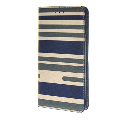 

MOONCASE Samsung Galaxy Note 5 Case Нерегулярные полосы Флип кожаный бумажник Слот карты Кронштейн задней обложки случай А 04