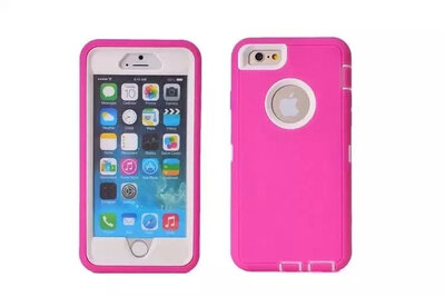 

мити 11colors конфеты однородный цвет робота, 3 в 1 смешанной ударостойкой большегрузных защитника PC силикон обратно в случае iphone6 / 6 с 4,7