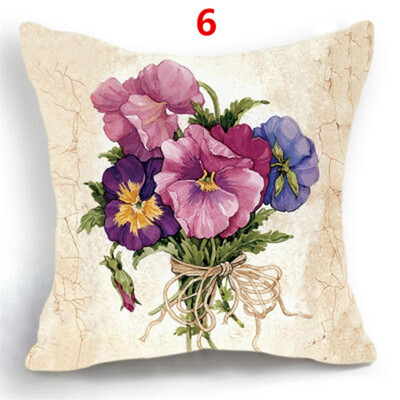 

Luxury Flower Vase Pillow Cushion Cover Plant Home Decor cojines decorativos para sofa Vintage Modern Cusion Cover