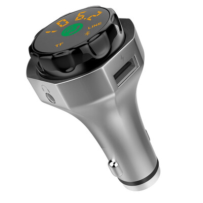 

Metal car mp3 player Bluetooth hands-free call fm launch wireless music playback card USB flash drive USB mobile phone charging