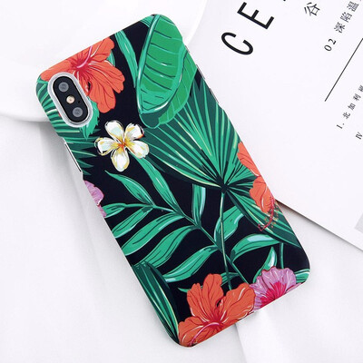 

Strawberry Flower Phone Case Pineapple Back Cover Hard PC Case For iPhone 8 7 6 6s Plus