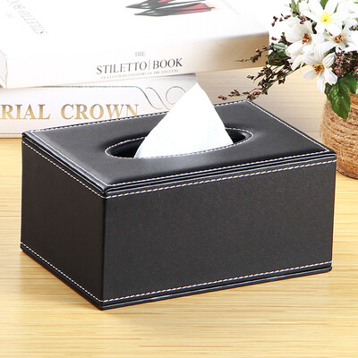 

Yapi Shi leather large tissue box tray creative continental family car paper pumping box living room desktop napkin carton embroidery