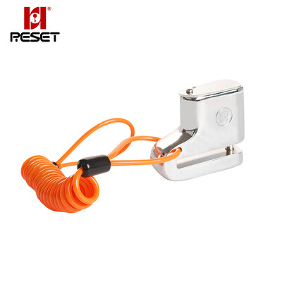 

Rui Saite RESET RST-158 Motorcycle Moped Disc Brake Lock Mountain Bike Accessories Riding Equipment Reminder Rope Silver
