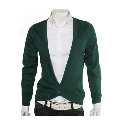 

Zogaa New Mens Cardigans Fashion Slim 1 buttons