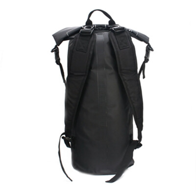 

Black 30L Waterproof Cylinder Dry Backpack Daypack Bag For Canoeing Water Sports