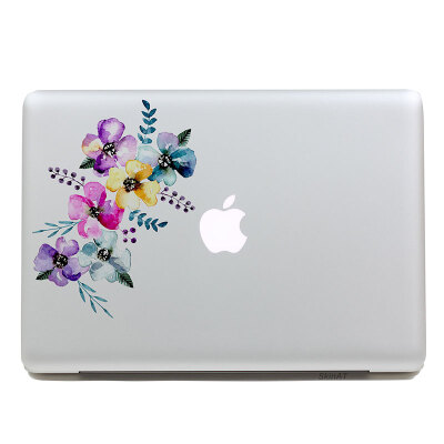 

GEEKIDMacbook Retina decal sticker Partial decal macbook pro decal flower macbook air decal apple sticker