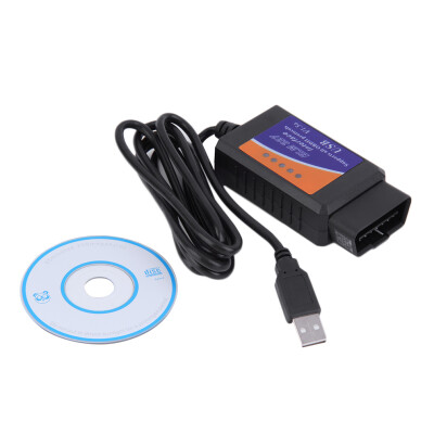 

USB Cable OBD2 ELM327 Car Diagnostics Scanner Software Support 64 bit system