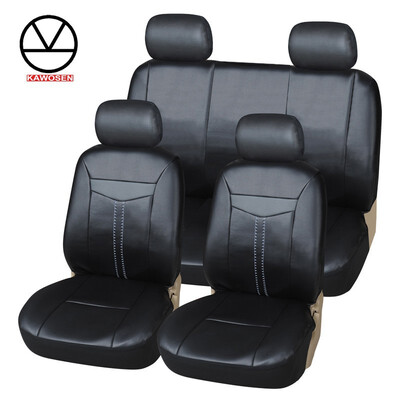 

Luxury PU Leather Car Seat Cover Full Set Universal Fit Most cars for Toyota Lada Renault Audi Peugeot VW Mazada Ford