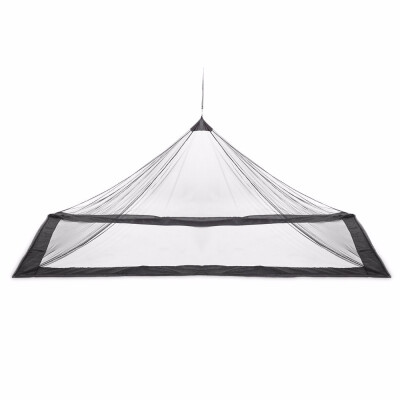 

Outdoor Compact Lightweight Tent Mosquito Net Canopy for Single Camping Bed Hanging Polyester mesh with dense small&porous