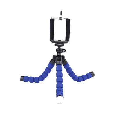

BT Remote Control Mini Flexible Sponge Octopus Tripod for Mobile Phone Smartphone Camera Accessory Red