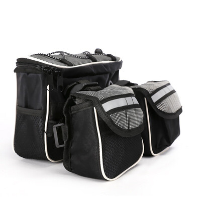 

Martinez Mountaintop QXGB03 Cycling Mountain Bike Trolley Bag Saddle Bag Black