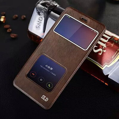 

MOONCASE окна дизайн трудно кожа стороне Flip брекет - дело для покрытия Xiaomi RedMi Note 2