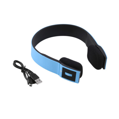 

Bluetooth Sports Stereo Headset Headphone Mic for Mobile Phones Notebooks Blue