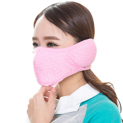 

SUZI Winter Warm Fashion Design Ear Warmers Anti-Dust Thick Cotton Mouth Mask