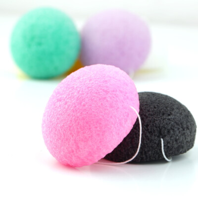 

Natural Konjac Konnyaku Fiber Face Wash Cleansing Sponge Puff Exfoliator