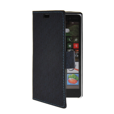 

MOONCASE Slim Leather Side Flip Wallet Card Slot Pouch Stand Shell Back Case Cover for Nokia Lumia 830 Sapphire