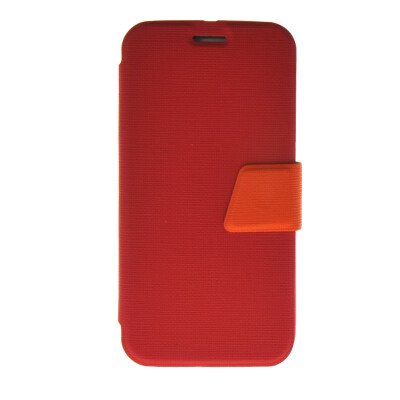 

MOONCASE Ultra Slim Leather Side Flip Wallet Stand Pouch Case Cover for Samsung Galaxy S6 Red