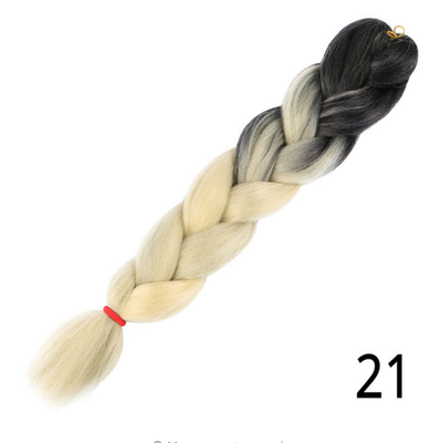 

Jumbo Ombre Braids Braiding Hair Extension 24inch 100gPack Purple Pink Blonde Wigs For Women Synthetic Crochet Hair Extensions