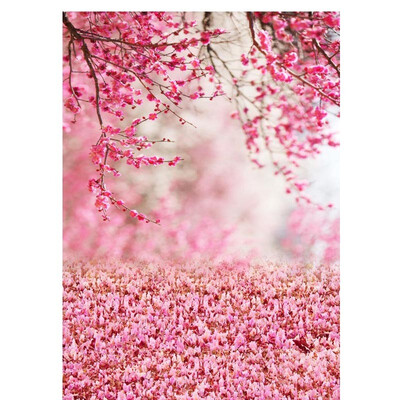 

Red Blossom Photo Backdrop 57FT Vinyl Fabric Cloth Digital Printing Photo Background s-982