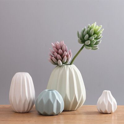 

Nordic modern minimalist living room table soft decoration ceramic vase decoration dry flower arrangement flower muffler birthday gift creative gift white tr
