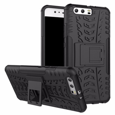

Goowiiz Phone Case For Huawei P10P10 PlusP10 Lite Armor Tire Texture Rugged Protection PCTPU Full Protection