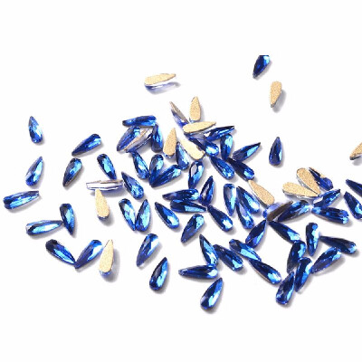 

10pcs Nail Art Water Droplets Drill DIY Jewelry Accessories Shiny Decorator