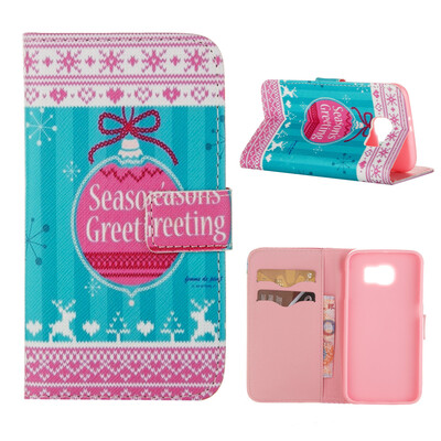 

MOONCASE ЧЕХОЛ ДЛЯ Samsung Galaxy S6 Flip PU Leather Fold Wallet Card Slot Kickstand Back [Pattern series] /a16