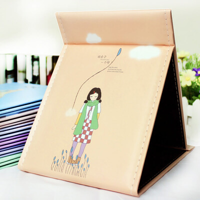 

Jingdong Supermarket Beauty Square make-up mirror portable portable folding small mirror 22 ​​15cm t-0210A