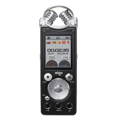 

Патриот (Aigo) R5511 рекордер Профессионального HD телеобъектив шум миниатюрных MP3-плеер, высокая емкость 2100H 8G серый