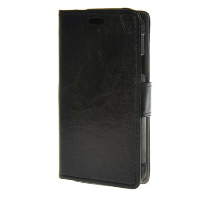 

MOONCASE Synthetic Leather Flip Wallet Card Slot Bracket Back чехол для Samsung Galaxy Xcover 3 SM-G388F Black