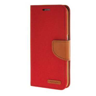 

MOONCASE Galaxy S6 , Leather Flip Wallet Card Holder Pouch Stand Back ЧЕХОЛ ДЛЯ Samsung Galaxy S6 Red