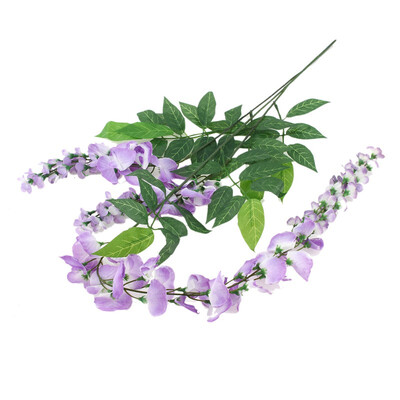 

Garland Wisteria fake Plant Artificial Foliage Decoration Faux Vine