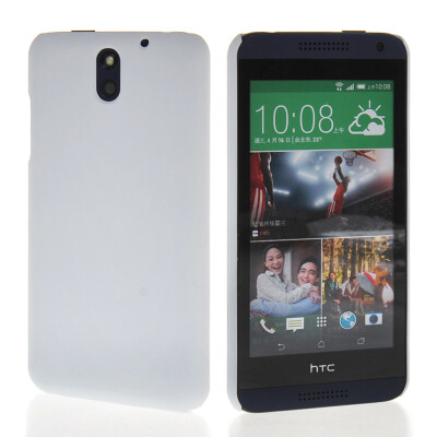 

MOONCASE Hard Rubberized Rubber Coating Devise Back Case Cover for Htc Desire 610 White