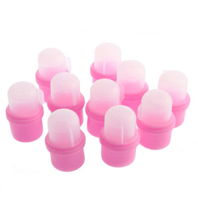 

10 Wearable Nail Soakers Polish Remover Acrylic Tip Set