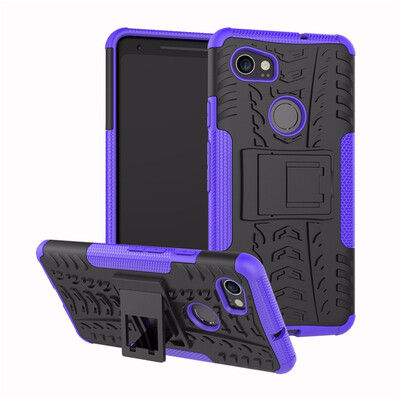 

Goowiiz Phone Case For Google PixelPixel XLPixel 2Pixel 2  Armor Tire Texture Rugged Protection PCTPU