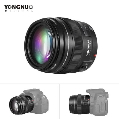 

YONGNUO Medium Telephoto Prime Lens 100mm Fixed Focal Length Aperture F2F22 for Canon EOS Rebel Camera Support AF MF Mode