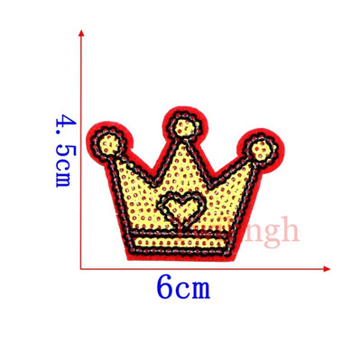 

twilingh Patches Sewing Iron-On Accessories Colorful Embroidered Sequined Patches For Clothing