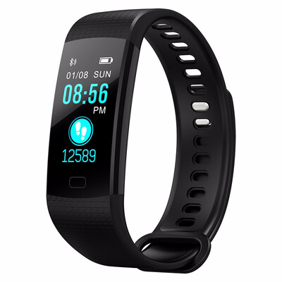 

Smart Wristband Sports Fitness Monitor Life Waterproof Color Screen Heart Rate Blood Pressure Monitoring smart band