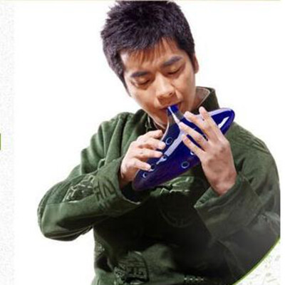 

New Ocarina Ceramic Alto C Legend of Zelda Ocarina Flute Blue Instrument